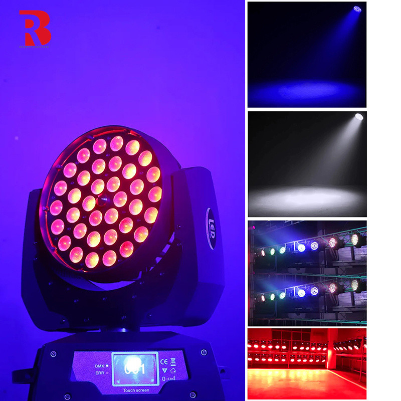 LED Bewegungskopf Beeye Strobe ZOOM BEAM Licht 36*10W RGBW 4-In1 Für Bühnen-Show