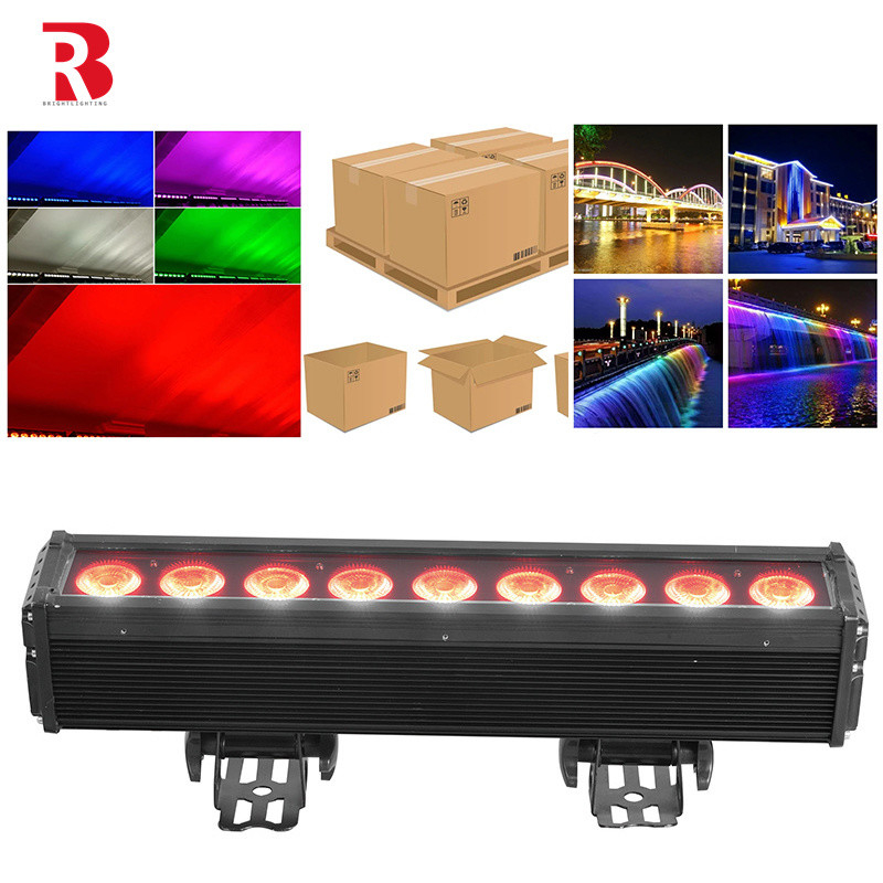 Outdoor High Quality 9×12W RGBW 4 In 1 LED-Bühnen-Stadt-Kontroll-DJ-Licht