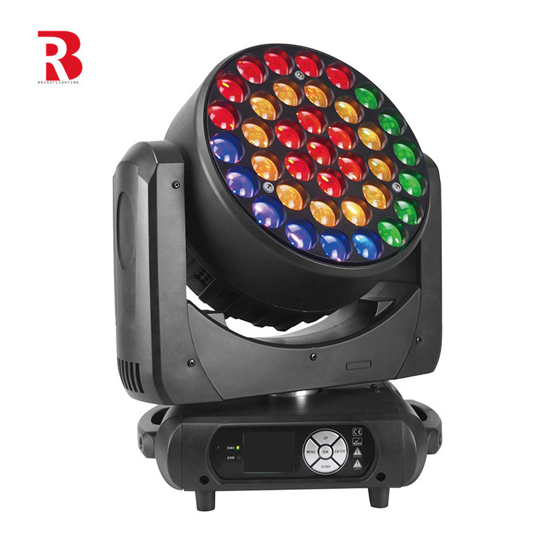 37*15W LED Zoom RGBW 4ni1 LED Bewegliche Bühnenleuchten für Hochzeitskonzerte