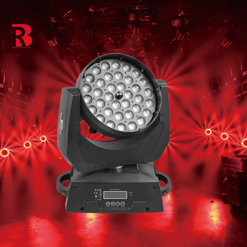 36*10W DMX512 LED Beam Zoom LCD Bewegliche Kopflichter für Disco Party