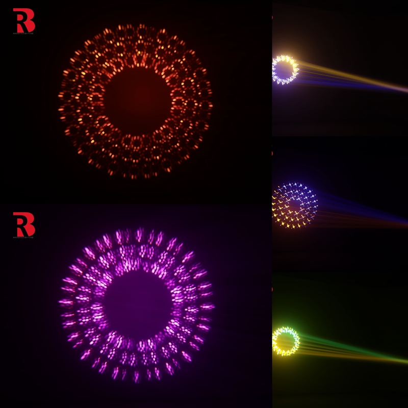 LED 380W Strahl Bühne IP65 Licht mit einem Sechzehn und einem (8+16+24) Prisma für die Show