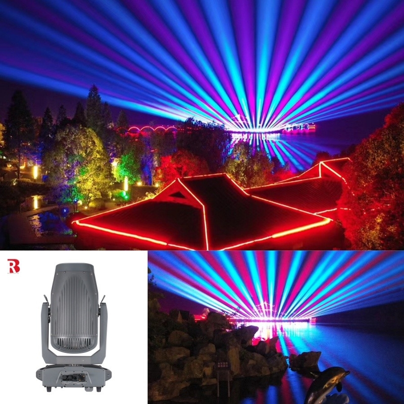 Außenwasserdicht 260W Ausgang Beweglicher Kopf Lichtstrahl Laser Bühne für Theater
