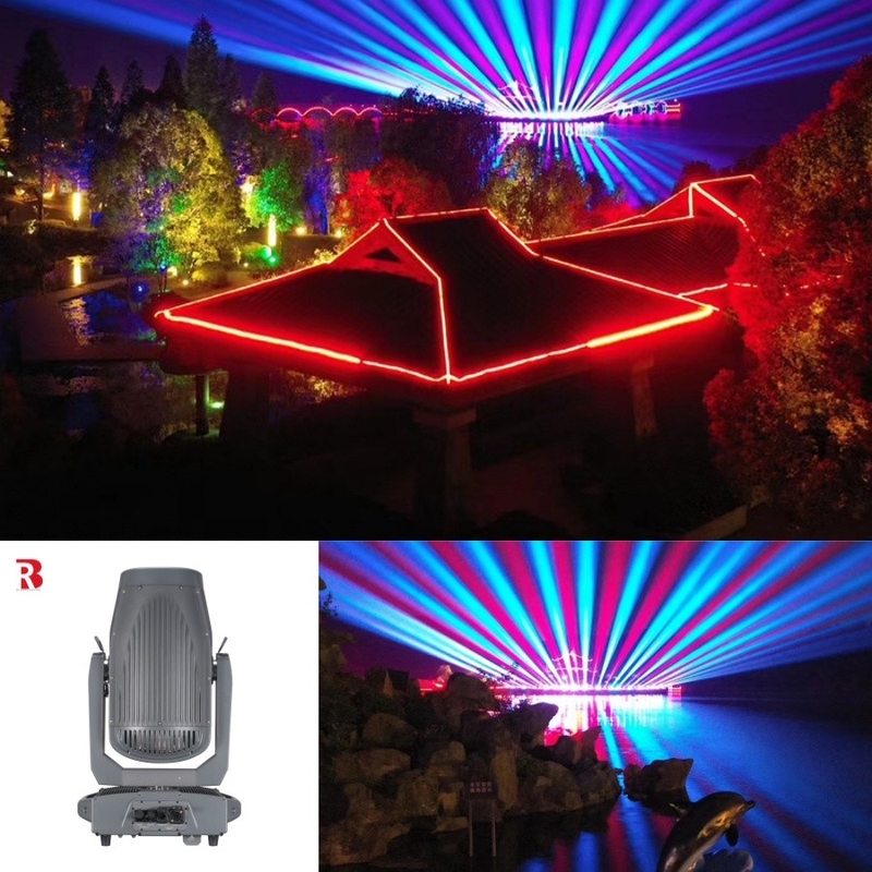 Außenwasserdicht 260W Ausgang Beweglicher Kopf Lichtstrahl Laser Bühne für Theater