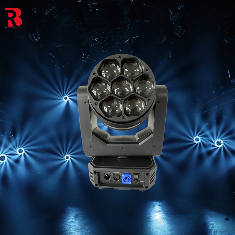 7*40W RGBW 4in1 LED Bewegliche Bühnenleuchten für Party Hochzeitsshow