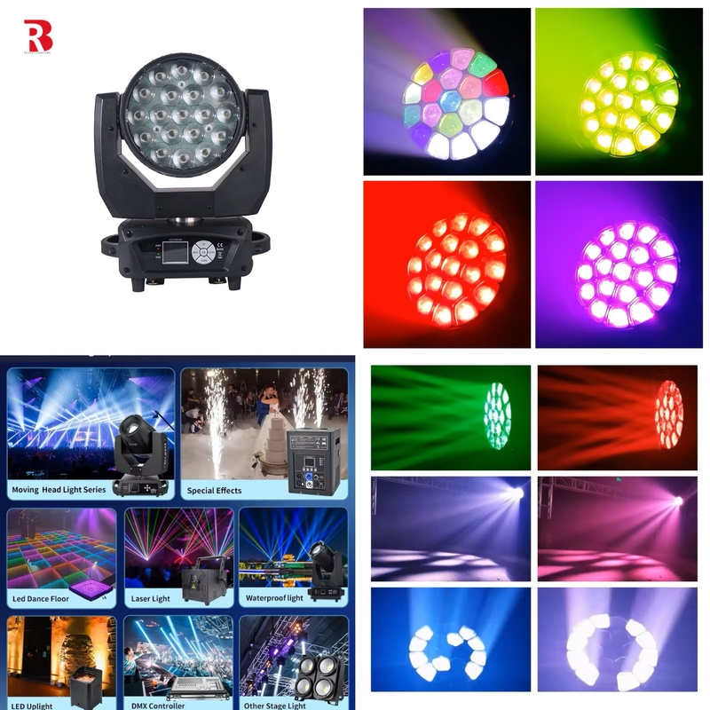 Profi-Beleuchtung LED bewegliche Kopf 19pcs 15W RGBW Bühnenwirkung für Konzert