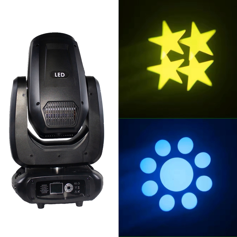 200w Beam DMX512 LED Bewegt Kopf Waschen Zoom Bühnenlicht Für Hochzeitsveranstaltung