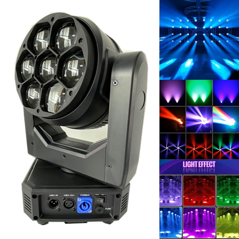 7*40W Beeye Bühnenbewegungskopf Mini-DJ-Licht DMX512 für Bühnenvorführungen