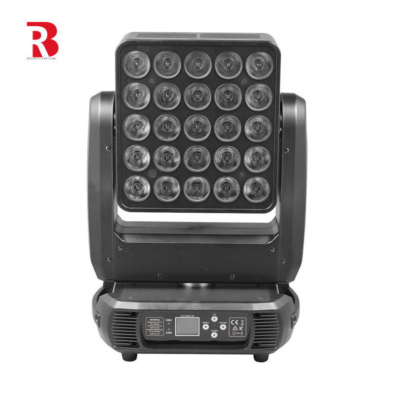 25*10W LED RGBW 4-in-1 Matrix bewegliche Kopflichter mit verschiedenen stroboskopischen Färbeeffekten