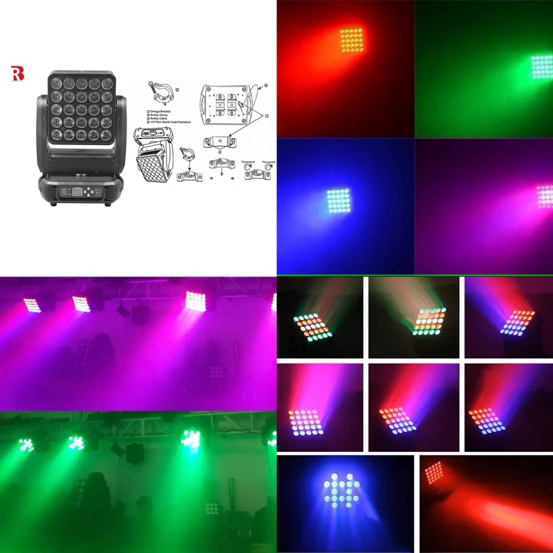 Aluminiumlegierung Vorprofessionelle RGB-LED-Bühnenleuchten