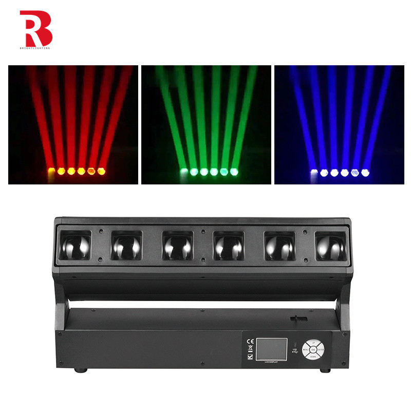 6*40W Beam Waschbar bewegliche Kopf Bühnenlicht China Factory