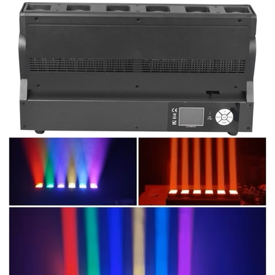 LED Pixel Indoor Zoom Beam Waschbar 6 Stück 40W RGBW 4-in-1 für die Bühnenveranstaltung