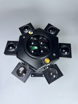 3in1 Laser Beeye Beam Bewegtes Kopflicht 6 CREE 10W RGBW Lampengläser